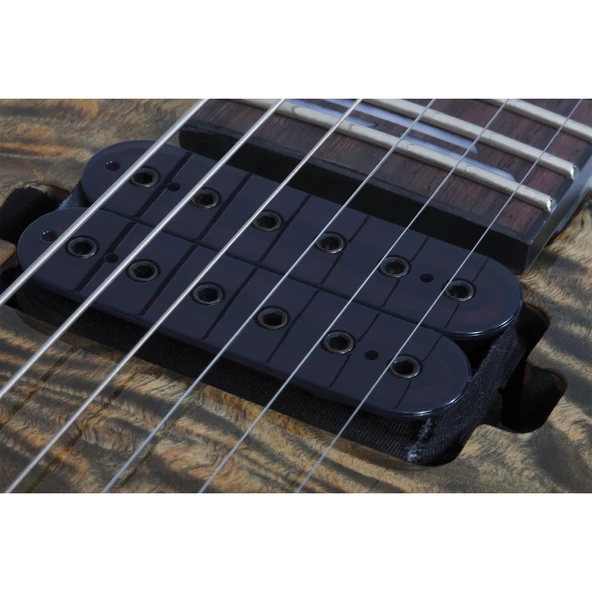 Schecter Omen Elite-6 Elektro Gitar (Charcoal) - Resim 7