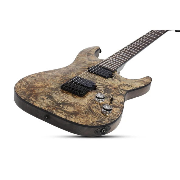 Schecter Omen Elite-6 Elektro Gitar (Charcoal) - Resim 3