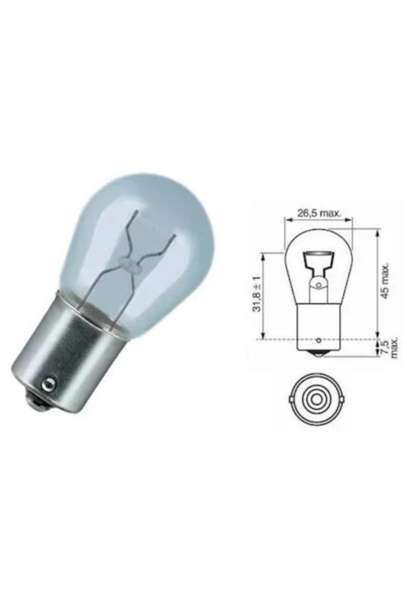 Ampul-eco-12v-p21w-21w-93ampul ürün görseli 1