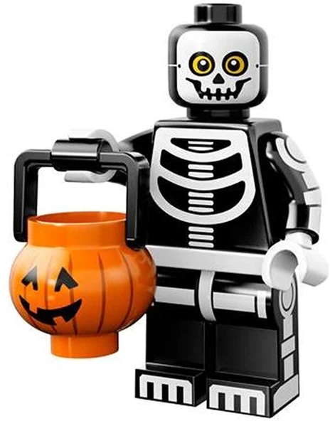 Lego Minifigür 71010 - Seri 14 Monsters - 11 Skeleton Guy ürün görseli 1