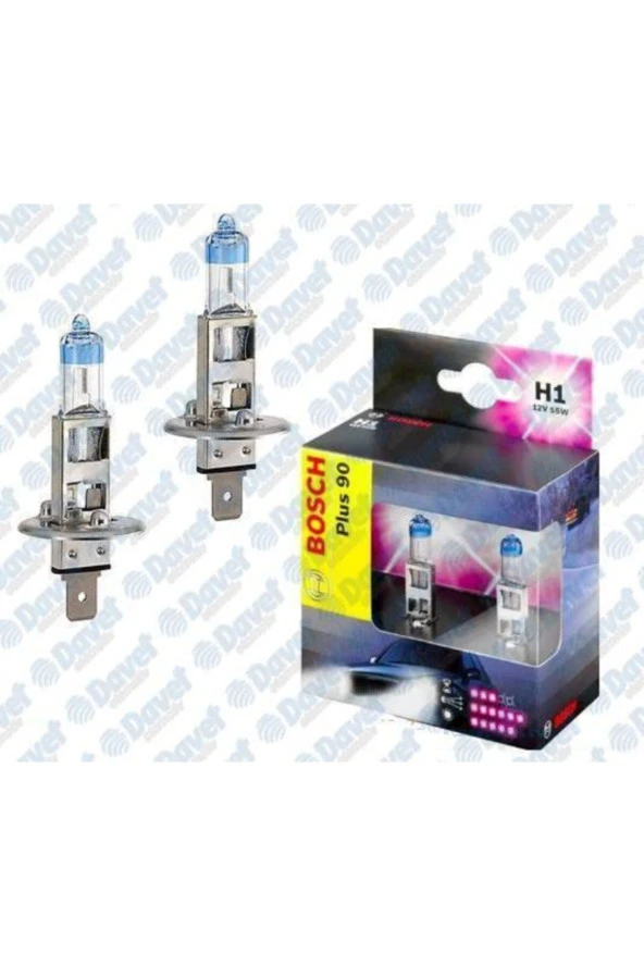 Ampul H1 12v 55w 2`lı ürün görseli 1