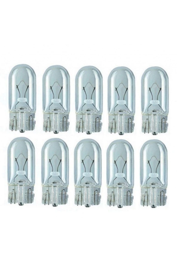 W5w T10 Dipsiz Ampul 12v 5w 10 Adet ürün görseli 1