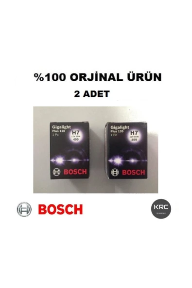 H7 Gigalight Plus 120 Ampul 2 Adet Set ürün görseli 1