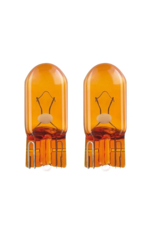 Wy5w T10 Dipsiz Turuncu Ampul 12v 5w (2 Adet) ürün görseli 1