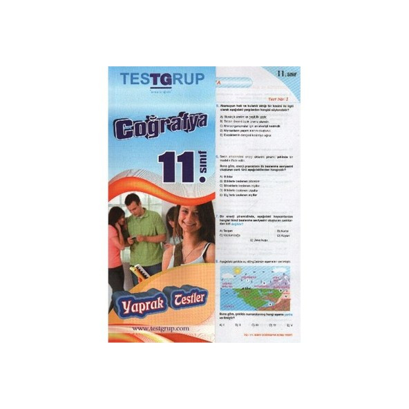 11.Sınıf Coğrafya Yaprak test Testgrup ürün görseli 1