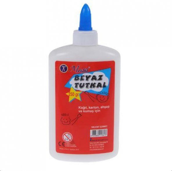 MASIS BEYAZ TUTKAL 250gr SOLVENT ICERMEZ (TB250) ürün görseli 1
