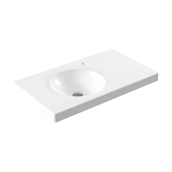 Serel Sapphire 46x80 cm Etajerli Mobilya Dolap Uyumlu Lavabo SP41TXS110H ürün görseli 1