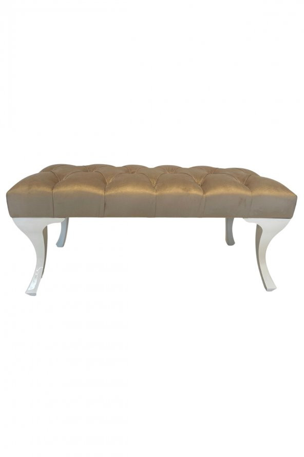 DTM HOME Gold Capitone Bench Puf ürün görseli 1