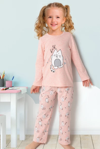 Doremi Kız Çocuk Pijama Takım ürün görseli 1