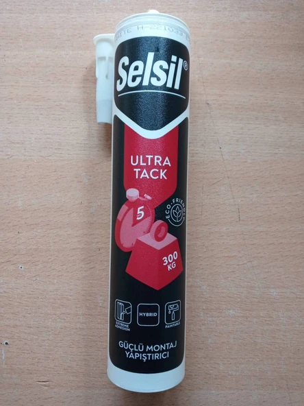 Korniş (Kornej) Montaj Yapıştırıcı Selsil Ultra Tack ürün görseli 1