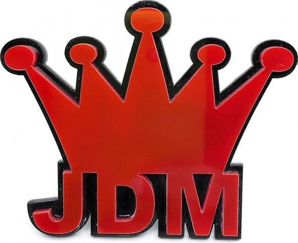 Panjur Arması JDM Kırmızı Panjur Arması Panjur Logosu Etiket ürün görseli 1