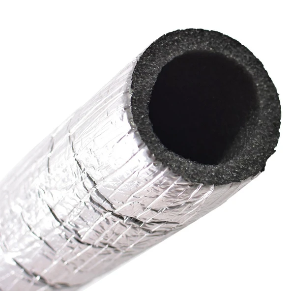 110 mm Alüminyum Folyolu Boru İzole Kılıf (2 mt - 2 Adet) ürün görseli 1