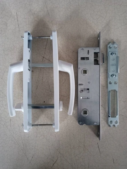 PVC - PEN Banyo - Wc Kapı Kolu Kilit Seti ürün görseli 1