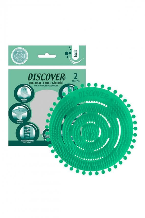 Discover Çok Amaçlı Koku Giderici - Pisuvar Disk - 2'li Paket - Laris ürün görseli 1