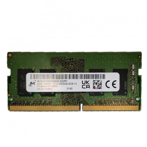 Micron MTA4ATF51264HZ-3G2R1 4GB 3200Mhz DDR4 Notebook Bellek ürün görseli 1
