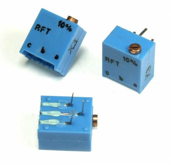 100 Ohm Yatık Trimpot 100R 10 RFT - 20 Adet ürün görseli 1