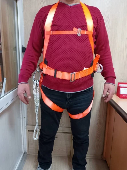 Paraşütçü Tipi (Giyilebilir) Emniyet Kemeri Bel Destekli ürün görseli 1