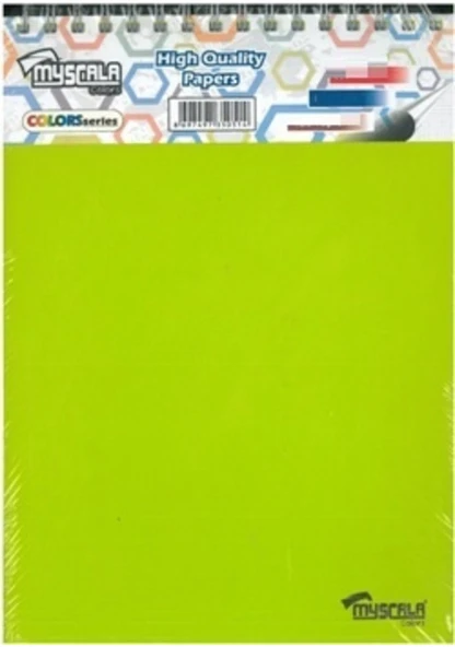Özkan Defter A4 120 Yaprak Bloknot Myscala Kareli Fıstık Yeşili ürün görseli 1