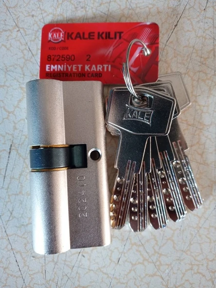 KALE 164 BNE KAPI BARELİ-NİKEL 68 MM-5 ANAHTARLI-BİLYALI ürün görseli 1