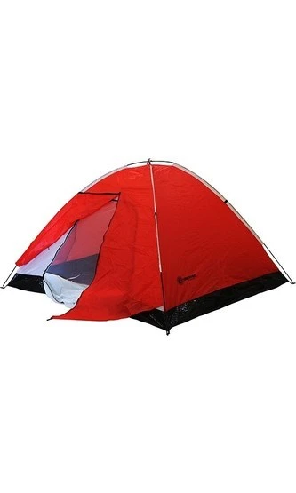 Dft 3 Kişi Tek Kat Kırmızı Çadır 220X200+70X130CM ürün görseli 1