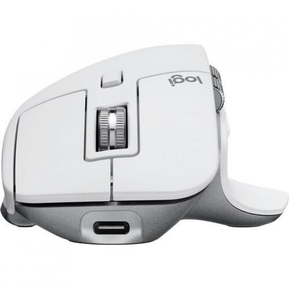Logitech Mx Master 3S Kablosuz Mouse - Beyaz - Resim 4