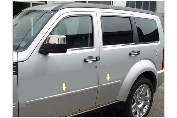Dodge Nitro Krom Yan Kapı Çıtası 2006-2012 P.ÇELİK (ÜST KISIM) ürün görseli 1