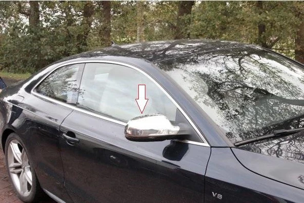 Audi A4 Krom Ayna Kapağı 2 prç. 2007-2013 P. Çelik ürün görseli 1