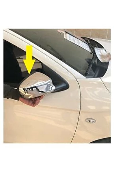 Peugeot 301 Krom Ayna Kapağı 2 prç. 2012 ve üzeri Paslanmaz Çelik ürün görseli 1