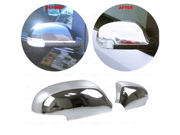 VW Touran Krom Ayna Kapağı 2 prç. 2003-2009 Arası P. Çelik ürün görseli 1