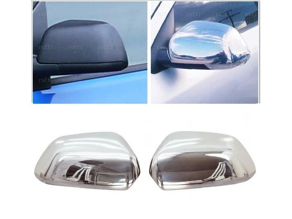 Skoda Octavia Krom Ayna Kapağı 2 parça 2004-2008 Arası P.Çelik ürün görseli 1