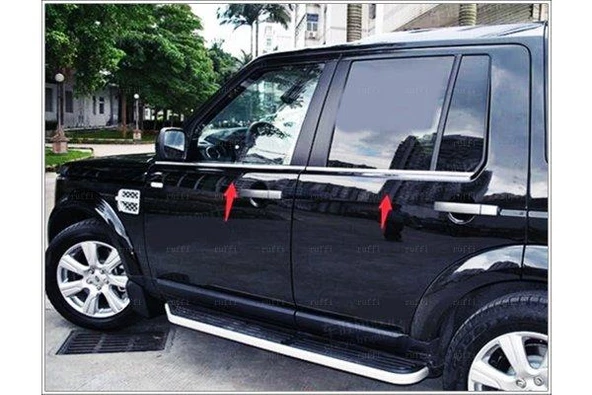 Land Rover Discovery 3 Krom Cam Çıtası 4 prç. 2005-2009 P. Çelik ürün görseli 1