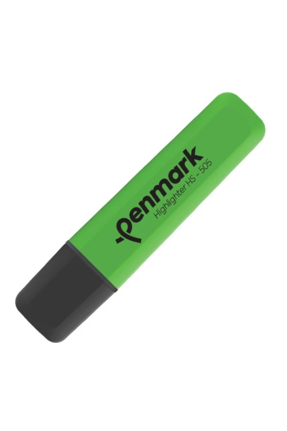 Penmark Neon Fosforlu İşaretleme Kalemi Yeşil Fosforlu Kalem (10 Lu Paket) ürün görseli 1