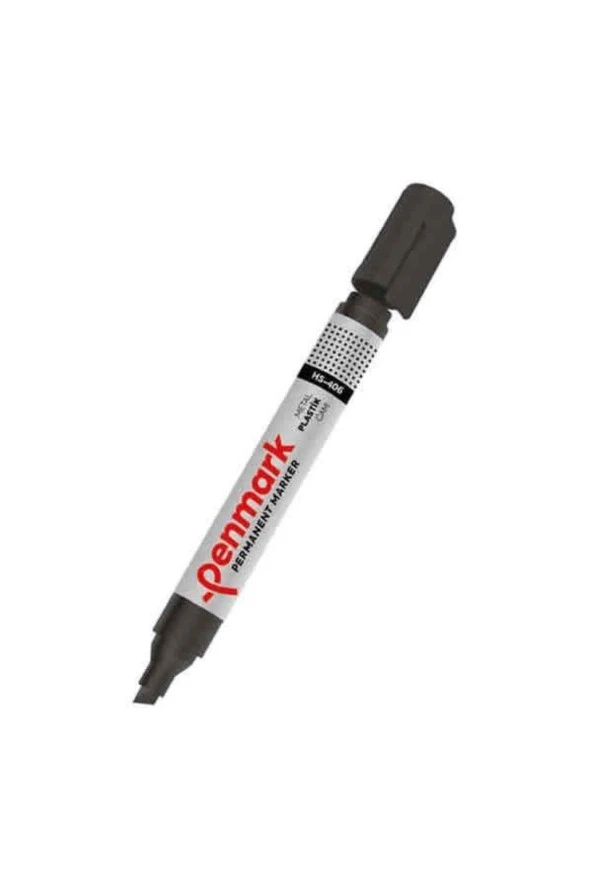 Penmark Permanent Marker Yuvarlak Uçlu Siyah Koli Kalemi (12 Li Paket) ürün görseli 1