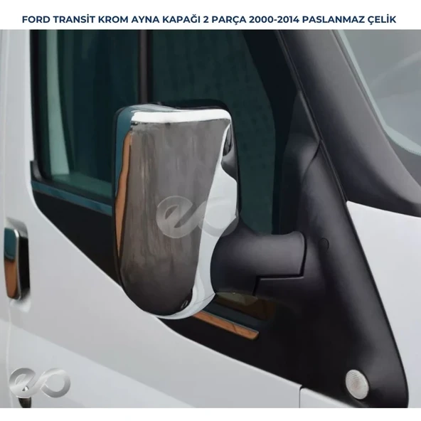 Ford Transit Krom Ayna Kapağı 2 Parça 2000-2013 Arası P.Çelik ürün görseli 1