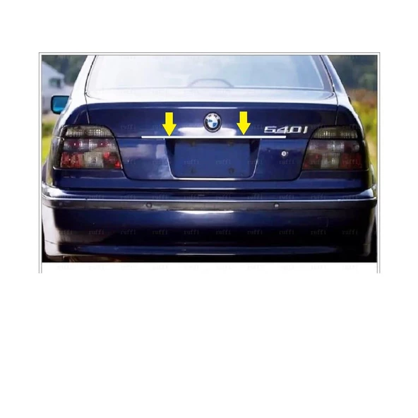BMW 5 Series E39 Krom Bagaj Çıtası 1995-2004 arası P.Çelik ürün görseli 1