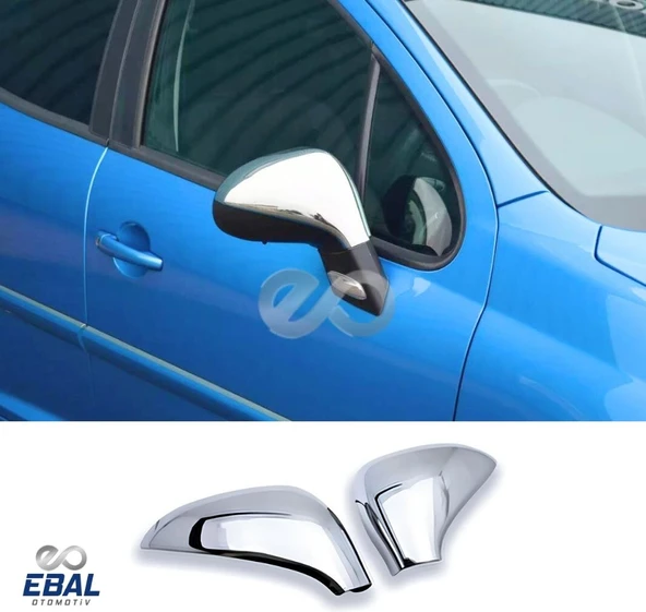 Peugeot 207 Krom Ayna Kapağı 2 prç. 2006 Üzeri P. Çelik ürün görseli 1