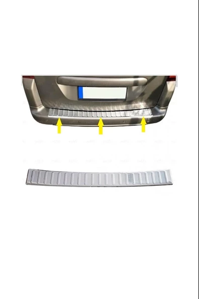 Citroen Berlingo Krom Arka Tampon Üzeri Koruma 2008-2018 P.Çelik ürün görseli 1