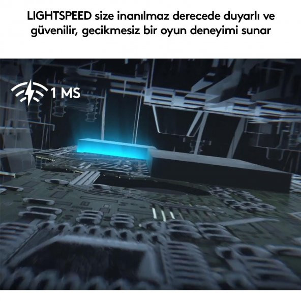 Logitech G305 Siyah LightSpeed Kablosuz Gaming Oyuncu Mouse - Resim 6
