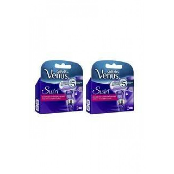 Gillette Venüs Swirl  Kadın Yedek Tıraş Bıçağı 2'li X 2 Paket ürün görseli 1