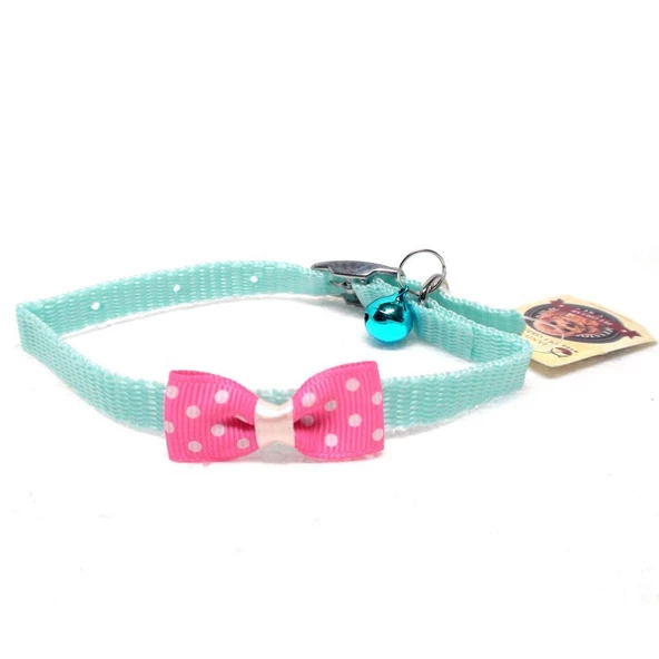 Papyonlu Zilli Kedi Tasması 19-27 cm ürün görseli 1
