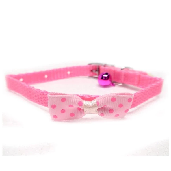 Papyonlu Zilli Kedi Tasması 19-27 cm - Resim 4