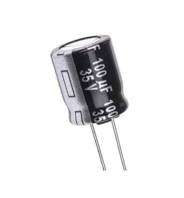 100uf 35v Kondansatör 12x10mm - 10 Adet ürün görseli 1