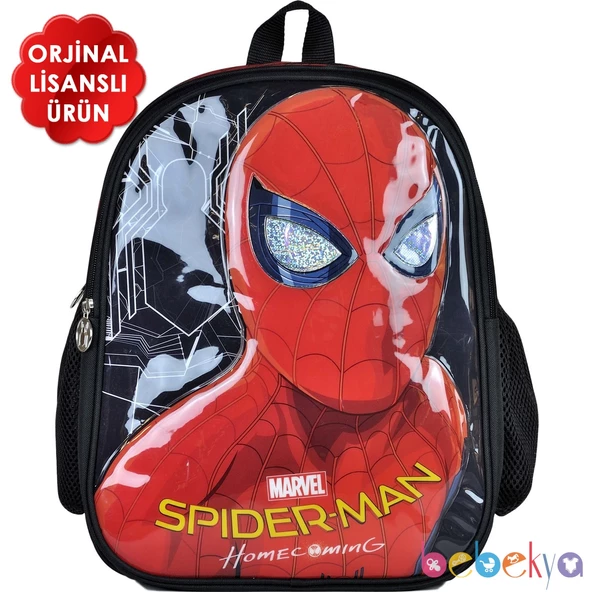 Hakan Çanta Lisanslı Spiderman Okul Çantası Kabartmalı Örümcek Adam Sırt Çantası ürün görseli 1