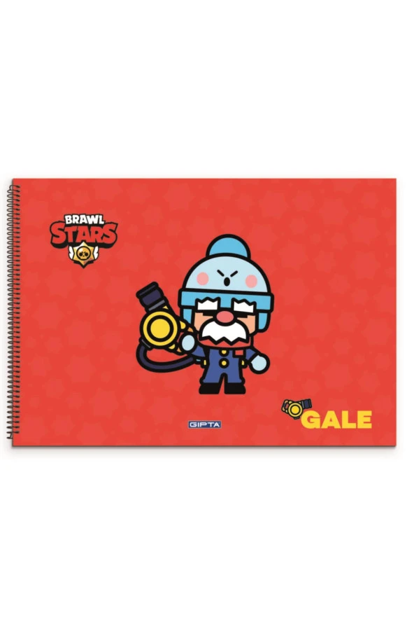 Gıpta Brawl Star Spiralli Resim Defteri 17 x 24 CM 15 Yaprak (12 Li Paket) ürün görseli 1