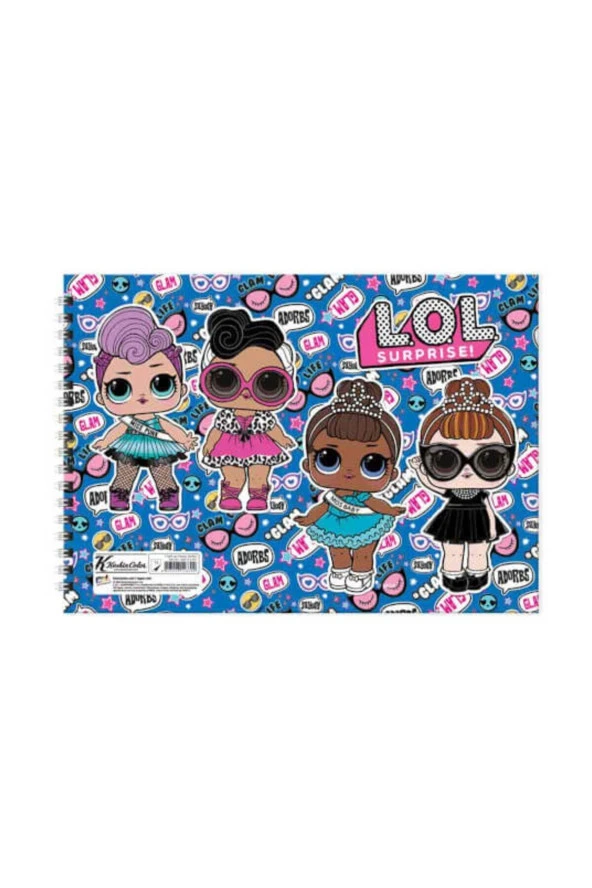 Keskin Color Resim Defteri 15 Yaprak 17 x 25 CM L.O.L. Resim Defteri (24 Lü Paket) ürün görseli 1