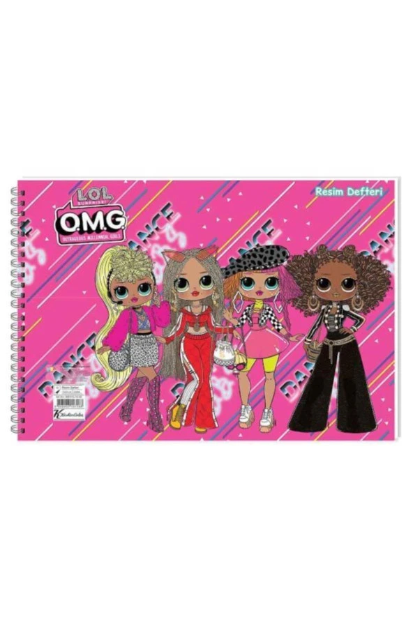 Keskin Color L.O.L. Resim Defteri Omg 25 x 35 CM 15 Yaprak (24 Lü Paket) ürün görseli 1