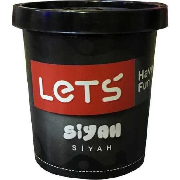 Lets Oyun Hamuru Tek Renk Siyah 115 GR L8440-10 ürün görseli 1