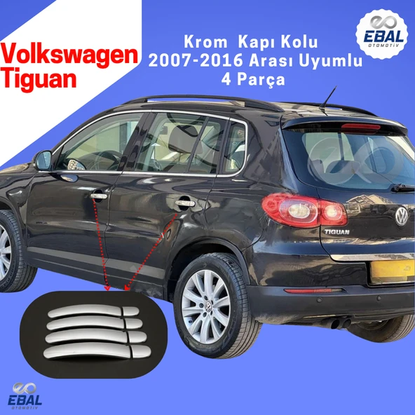 VW Tiguan Krom Kapı Kolu 4 Kapı 2007-2016 Arası P. Çelik - Resim 2