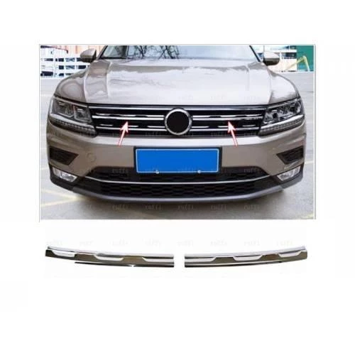 VW Tiguan Krom Ön Panjur 2 prç. 2016-2020 arası COMFORLİNA PAKET Paslanmaz Çelik ürün görseli 1