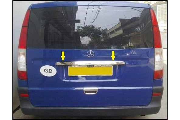 M. Benz Viano W639 Krom Bagaj Çıtası 2004 Üzeri P. Çelik ürün görseli 1